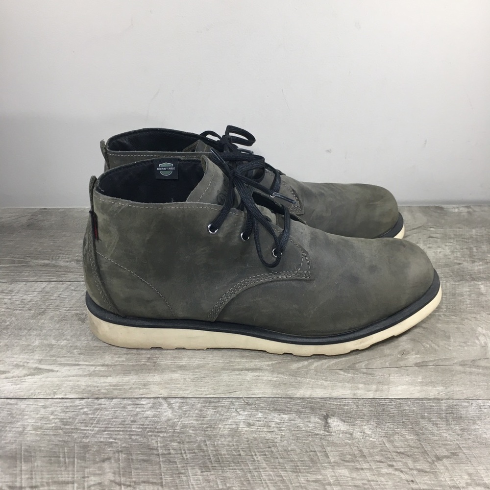 Men’s Danner 30601 Pine Grove Chukka Charcoal Everyday Leather Boots Size 11 D